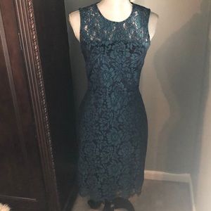 Teal green lace dress- Nordstrom
